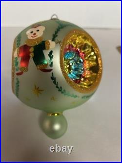 Retired Christopher Radko Favorites Ornament 15 Th Anniversary Tri Indent Clown