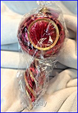 Retired Christopher Radko Ornament New With TAG Star Reflection RED 00-343-0