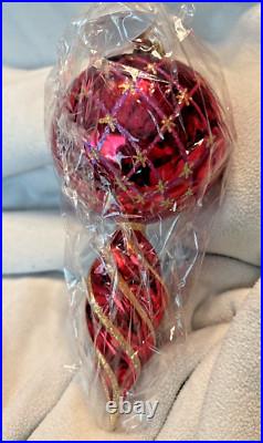 Retired Christopher Radko Ornament New With TAG Star Reflection RED 00-343-0