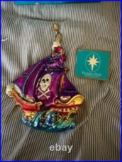Retired Christopher Radko Ornament New withTAG Ghostly Galleon 1010201 (1123)