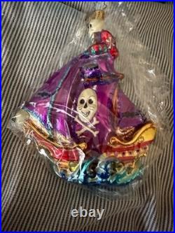 Retired Christopher Radko Ornament New withTAG Ghostly Galleon 1010201 (1123)