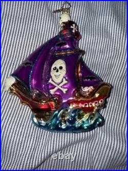 Retired Christopher Radko Ornament New withTAG Ghostly Galleon 1010201 (1123)