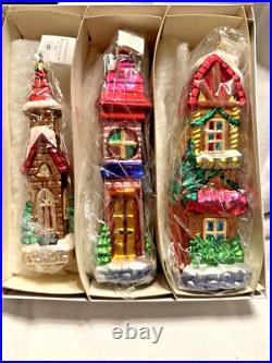 Retired Christopher Radko Ornament New withTAG SUGAR HILL II 98-HOU-2 (384)