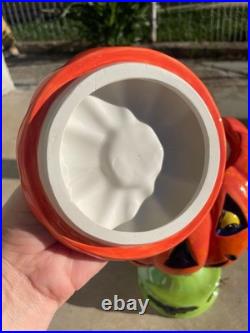 Retired S. E. Christopher Radko Shiny Brite Spooktacular Halloween Cookie Jar