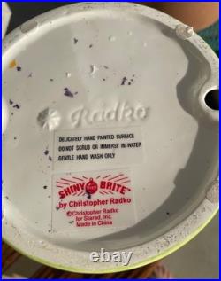 Retired S. E. Christopher Radko Shiny Brite Spooktacular Halloween Cookie Jar