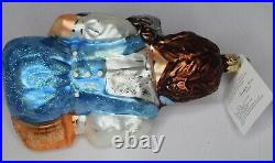 SIGNED BY Christopher Radko! Wizard of Oz Dorothy & Toto Glass Ornament Holiday