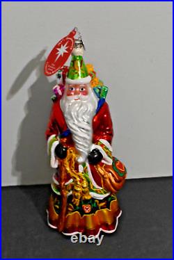 SIGNED Christopher Radko 2005 10 Dutch Treat Santa AUTOGRAPHED #1012218 MIB