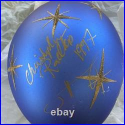 SIGNED Christopher Radko, BEEN A GOOD GIRL Christmas Ornament 1997 97-318-0