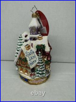 Santa Land Here 1017964 By Christopher Radko (rare) 2015