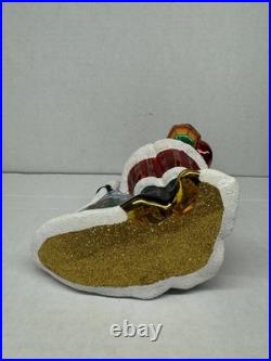 Scenic Surprise Santa 1015576 By Christopher Radko (rare)