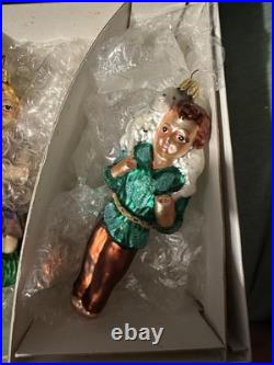 Set Of 3 Sets Christopher Radko Three Wise Men Holy Family Shepard Prayer Gloria