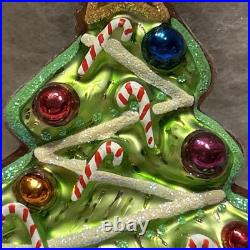 Set Of 6 Christopher Radko Glass Christmas Ornament MINT! Noah Nativity Stocking