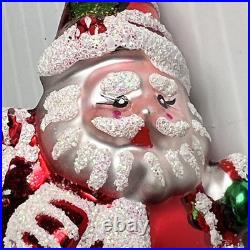 Set of 6 VTG Blown Glass Christopher Radko Christmas Ornaments with Tags Radko