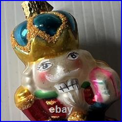 Set of 6 VTG Blown Glass Christopher Radko Christmas Ornaments with Tags Radko