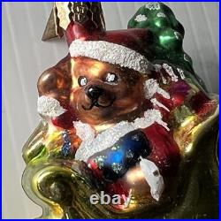 Set of 6 VTG Blown Glass Christopher Radko Christmas Ornaments with Tags Radko