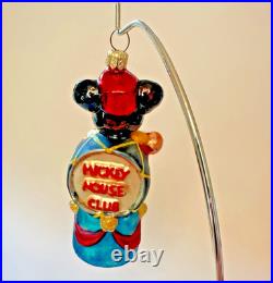 Sweet Christopher Radko Disney Mickey Mouse 70 Happy Years Set of 5 Ornaments