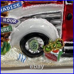 Tommy Bahama Exclusive Christopher Radko RV Camper Christmas Ornament Rare HTF