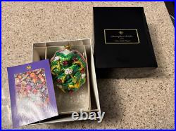 VARIANT Radko Five Gold Rings 12 Days of Christmas Ornament /10,000 1997