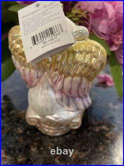 VERY RARE Vintage Christopher Radko Kitty Cloud Glass Christmas Ornament