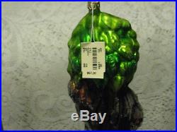 VINTAGE Christopher Radko EVIL WICKED TREE Glass Ornament 10 Large