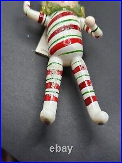 VINTAGE PAIR of Christopher Radko DANDY CANES Candy Stipe Ornaments 97-439-0