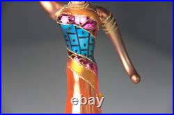 VTG 1999 Christopher Radko Moroccan Maiden Hand blown Glass Christmas Ornament