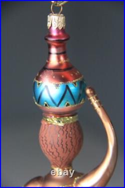 VTG 1999 Christopher Radko Moroccan Maiden Hand blown Glass Christmas Ornament