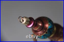 VTG 1999 Christopher Radko Moroccan Maiden Hand blown Glass Christmas Ornament