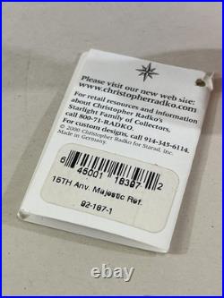 VTG Christopher Radko 15th Anniversary Majestic Reflectors 13.5 Charity DS51