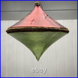 VTG Christopher Radko 1996 Starship Space Age Red/Green #31