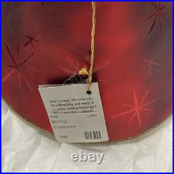 VTG Christopher Radko 1996 Starship Space Age Red/Green #31