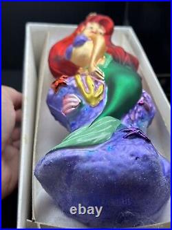 VTG Christopher Radko Disney THE LITTLE MERMAID Ornament ARIEL w Box