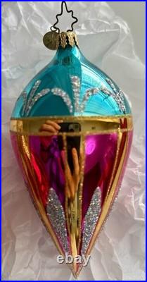 VTG Christopher Radko Fantasia Florette 1010402 Set of 3 No Box Estate Find