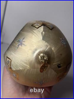 VTG Christopher Radko ICE BALL BEAUTY Reflector Drop Ornament 02-0440-0 Rare