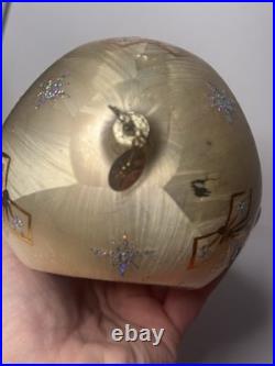 VTG Christopher Radko ICE BALL BEAUTY Reflector Drop Ornament 02-0440-0 Rare