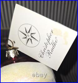 VTG RADKO withBOX & TAGS Kringle Bells SANTA FACE 2000 CHRISTMAS ORNAMENT 00-116-0