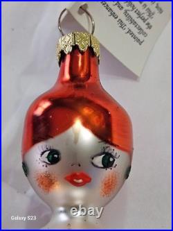 Very Rare Christopher Radko 1996 Twinkle Toes Ballerina Italian Ornament