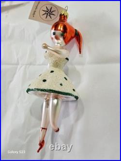 Very Rare Christopher Radko 1996 Twinkle Toes Ballerina Italian Ornament Very Rare Christopher Radko 1996 Twinkle Toes Ballerina Italian Ornament