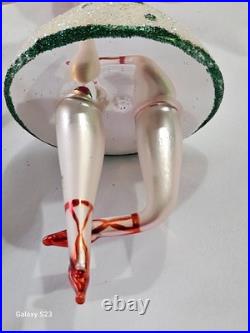Very Rare Christopher Radko 1996 Twinkle Toes Ballerina Italian Ornament