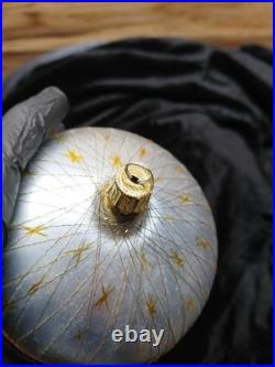 Very Rare Christopher Radko Victorian Santa Wire Wrapped 17 Mercury Glass Orn