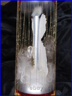 Very Rare Christopher Radko Victorian Santa Wire Wrapped 17 Mercury Glass Orn