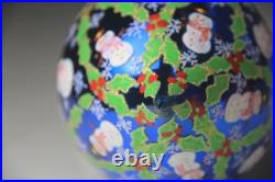 Vintage 2002 Christopher Radko Frosty Homecoming Teardrop Snowman Ornament