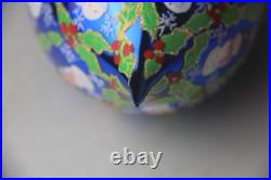 Vintage 2002 Christopher Radko Frosty Homecoming Teardrop Snowman Ornament