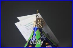 Vintage 2002 Christopher Radko Frosty Homecoming Teardrop Snowman Ornament Vintage 2002 Christopher Radko Frosty Homecoming Teardrop Snowman Ornament