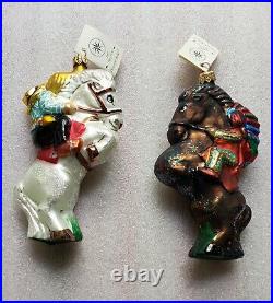 Vintage Christopher Radko 1997 Yippy Yi Yo Ornament Set