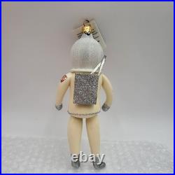 Vintage Christopher Radko Astro Man #96035 Italian Blown Glass Ornament