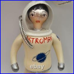 Vintage Christopher Radko Astro Man #96035 Italian Blown Glass Ornament