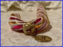 Vintage Christopher Radko Candy Cane Christmas Ornament Rare