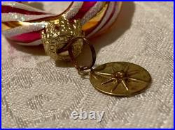 Vintage Christopher Radko Candy Cane Christmas Ornament Rare