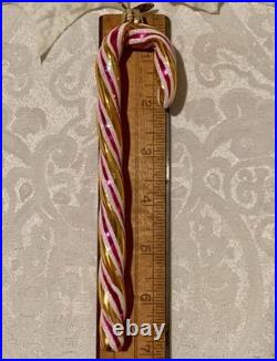 Vintage Christopher Radko Candy Cane Christmas Ornament Rare